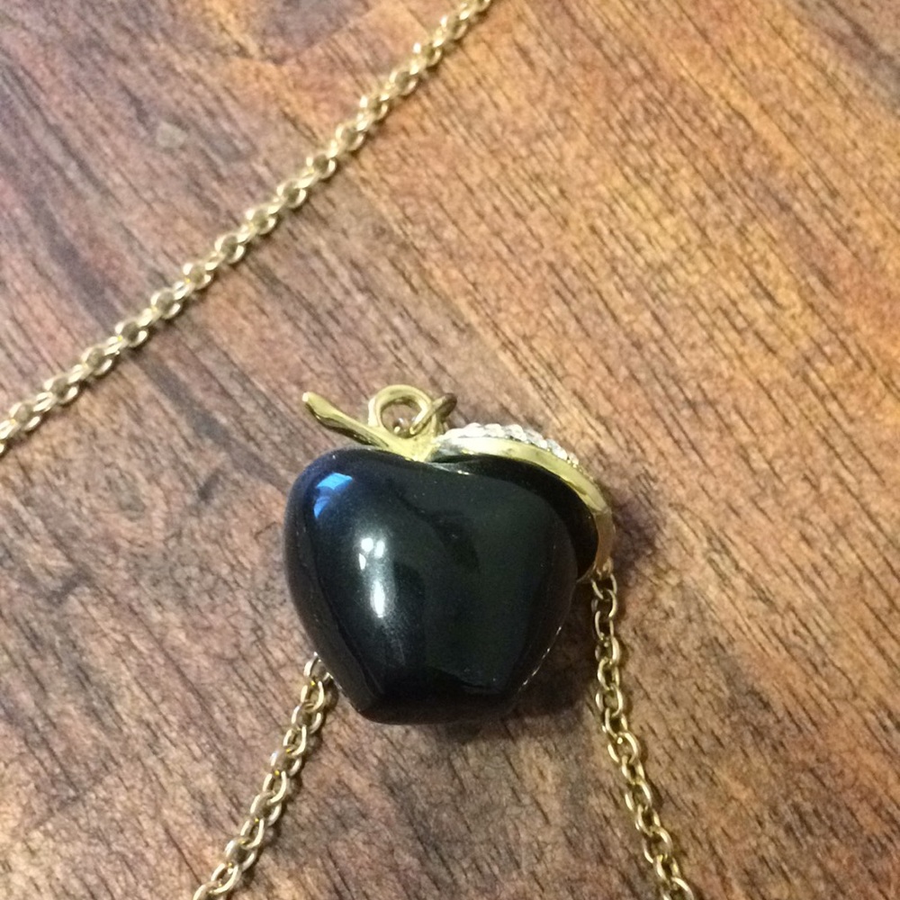 Betsey Johnson Poisoned Apple necklace!